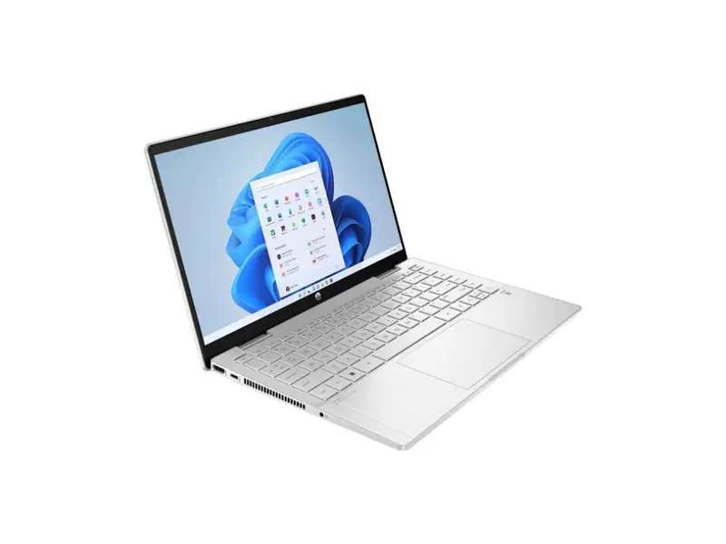 HP Pavilion x360 laptop in silver
