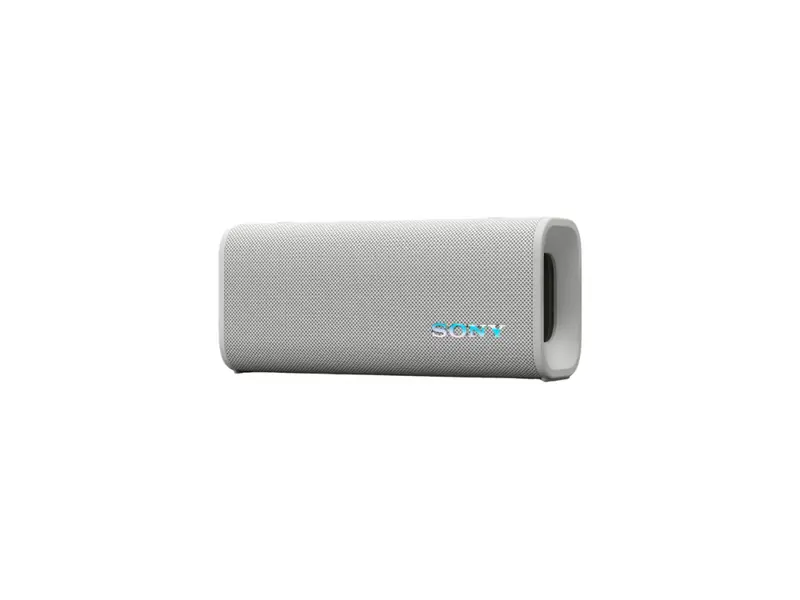Sony portable wireless speaker in light grey